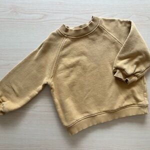 Zara Ocher Basic Sweater